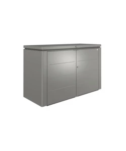 COPRIBIDONE O PORTATTREZZI BIOHORT "HIGHBOARD 200" IN ACCIAIO ZINCATO GRIGIO QUARZO METALLIZZATO - COD. 70025
